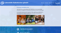 Desktop Screenshot of lebenshilfe-kaltenkirchen.de