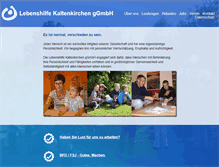 Tablet Screenshot of lebenshilfe-kaltenkirchen.de